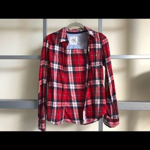 H&M L.O.G.G flannel-style shirt | Size 2